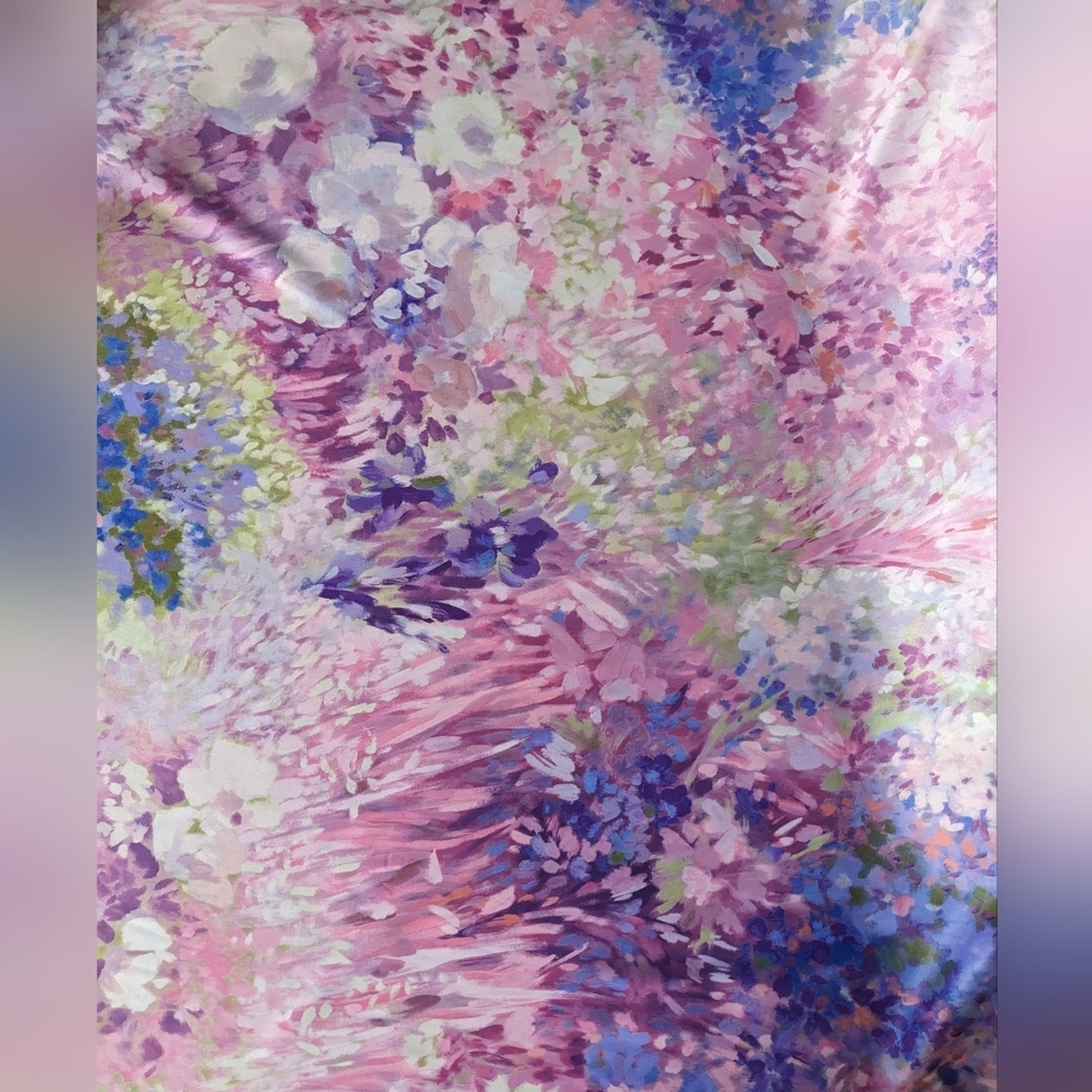 New floral multicolor 3yd material, Fabric, S2-D